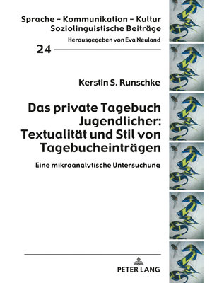 cover image of Das private Tagebuch Jugendlicher